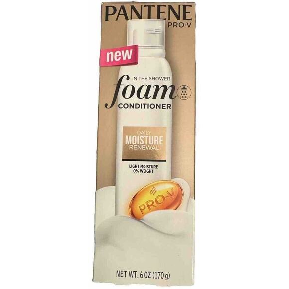 -HAIR Pantene PRO-V In The Shower Foam Conditioner Classic Clean 6oz - Picture 1 of 4